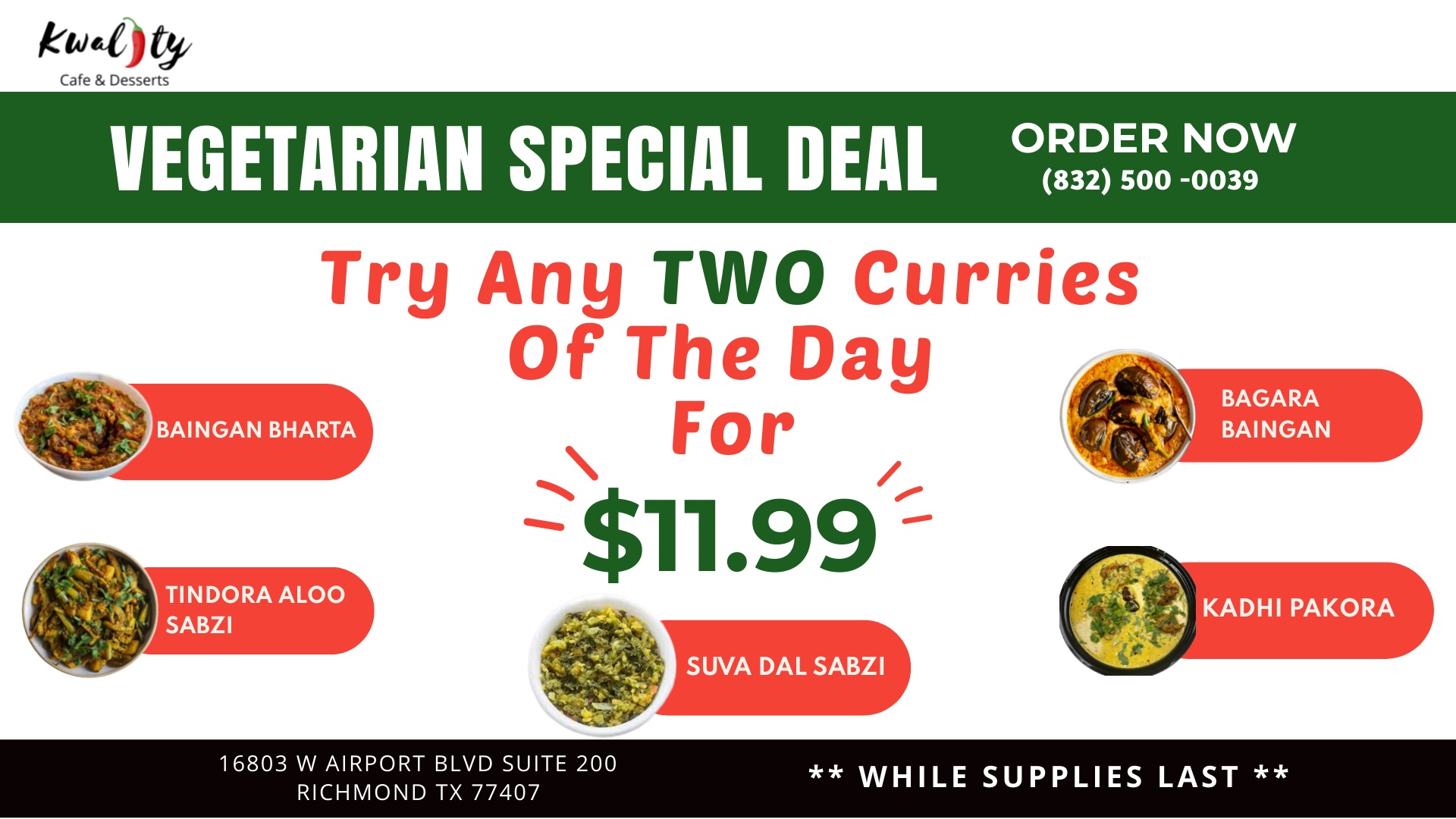 Vegetarian Special Deal