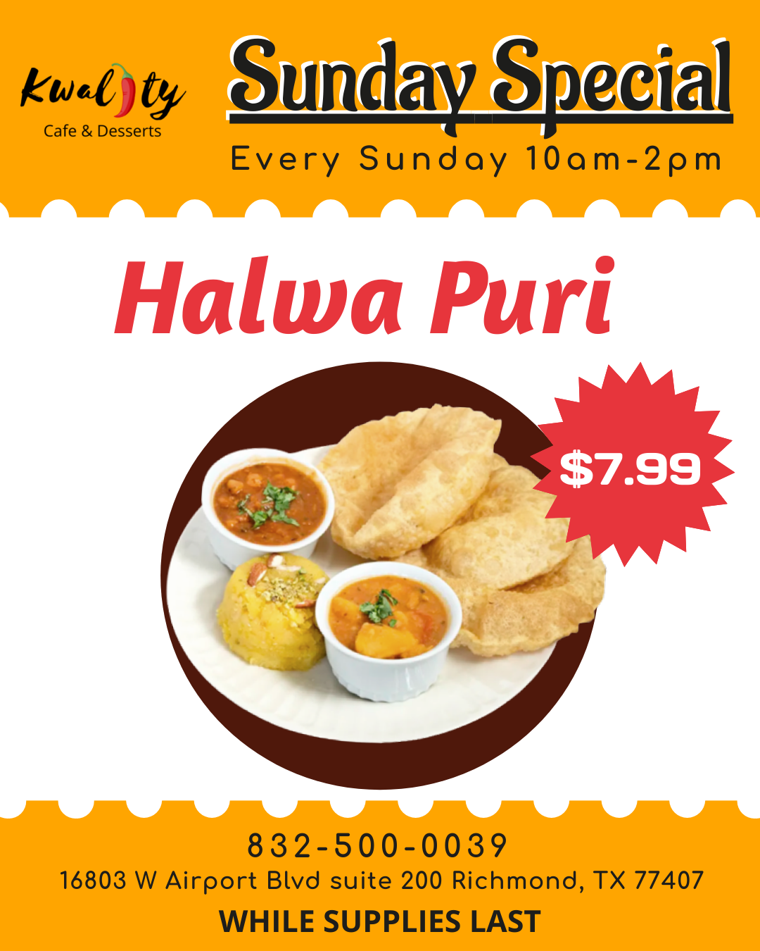 Halwa Puri - Sunday Special